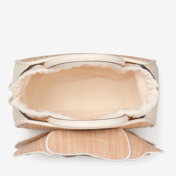 Kate Spade Flora 3D Rose Straw Crossbody KK969 NWT $449 - Picture 6 of 8